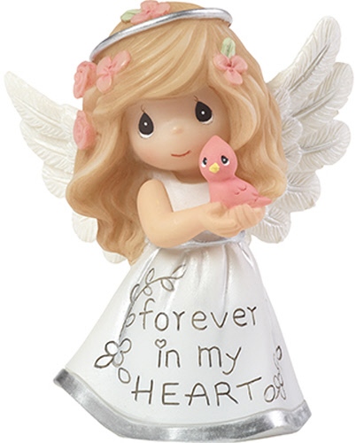 Precious Moments 183428 Angel Forever In My Heart Figurine