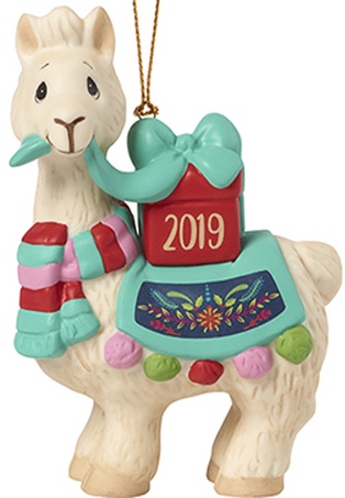 Precious Moments 191009 Dated 2019 Llama Ornament