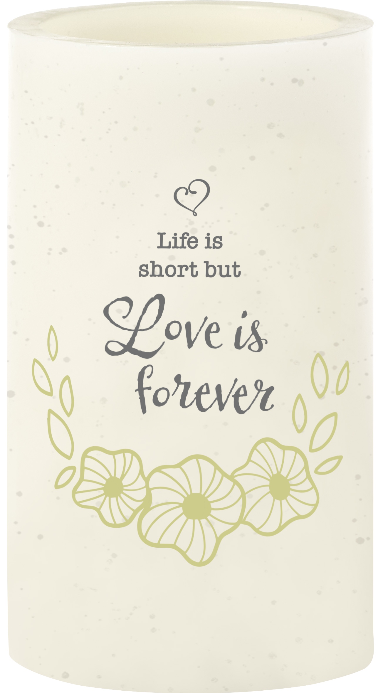 Precious Moments 191489 Memorial Love Is Forever Flameless LED Candle
