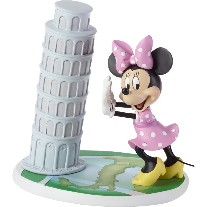 Precious Moments 192703 Disney Minnie Tower of Pisa Figurine