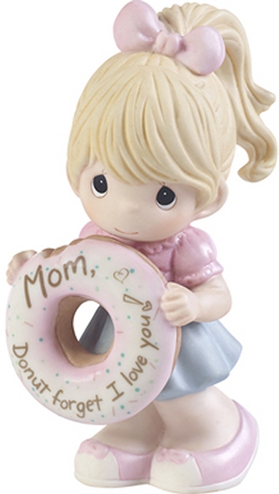 Precious Moments 193013 Girl With Donut For Mom Figurine Mother's Day