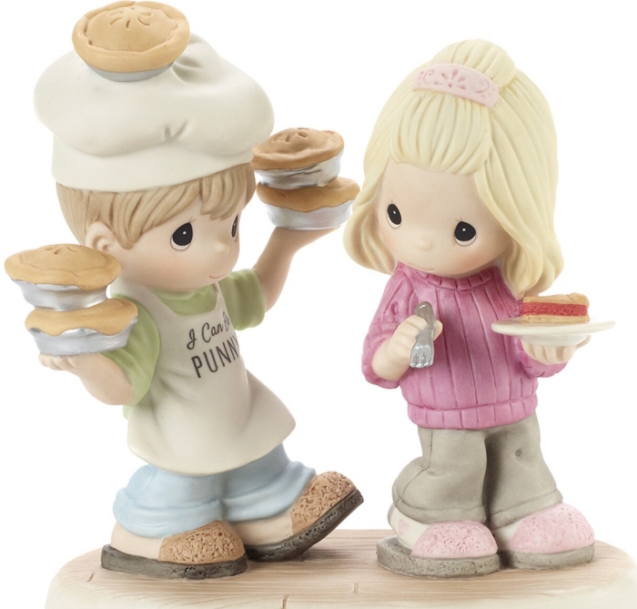Precious Moments 201032 Couple With Pies Figurine