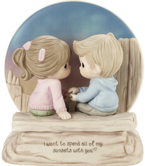 Precious Moments 201033 Couple Watching The Sunset Together Figurine