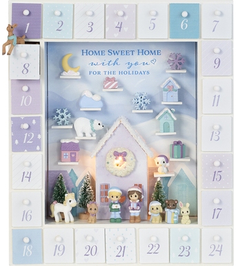 Precious Moments 201407 Wonderful Winter Moments Lighted Advent Calendar