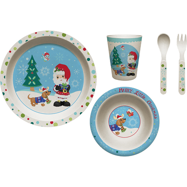 Precious Moments 201415 5 Piece Holiday Mealtime Gift Set