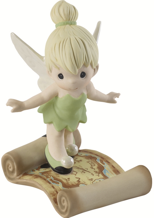 Precious Moments 202035 Disney Tinkerbell On Map Of Neverland Figurine
