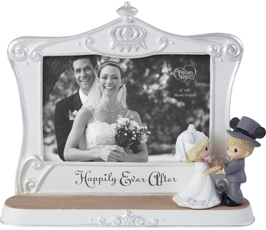 Precious Moments 203163 Disney Bride And Groom With Mickey Ears Photo Frame