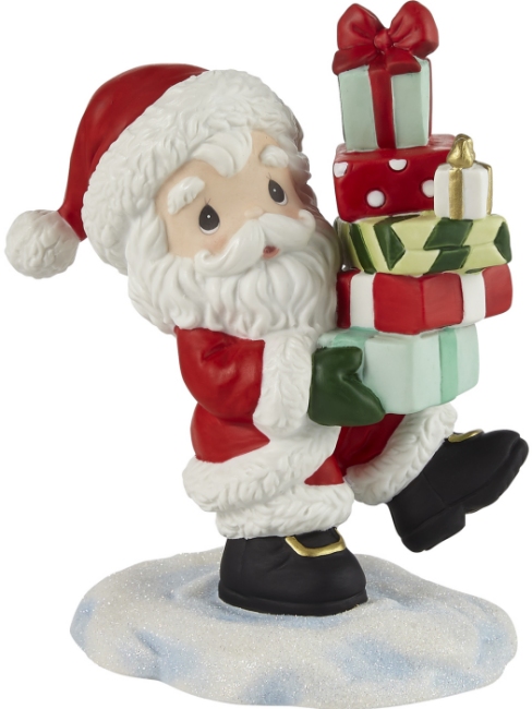 Precious Moments 221011 Annual Santa With Gifts Figurine