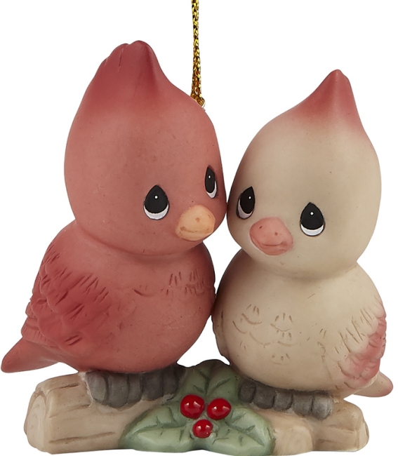 Precious Moments 221025N Cardinal Couple Ornament