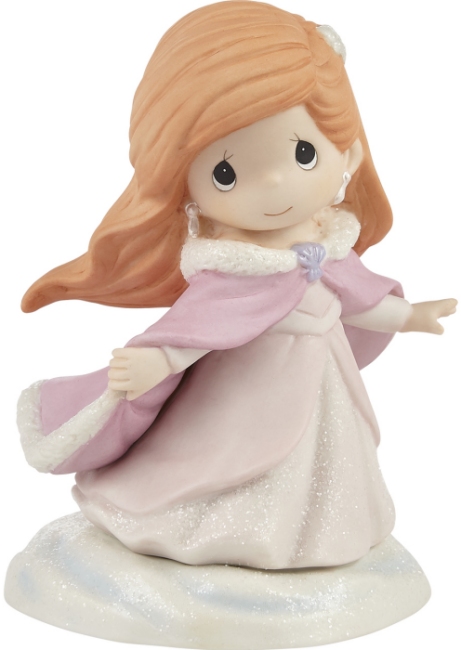Precious Moments 221040N Disney Ariel Winter Coat Figurine