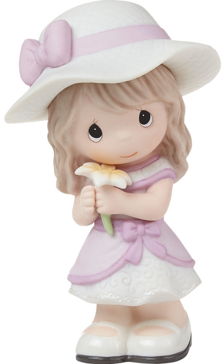 Precious Moments 222020 Girl Holding Lily Figurine