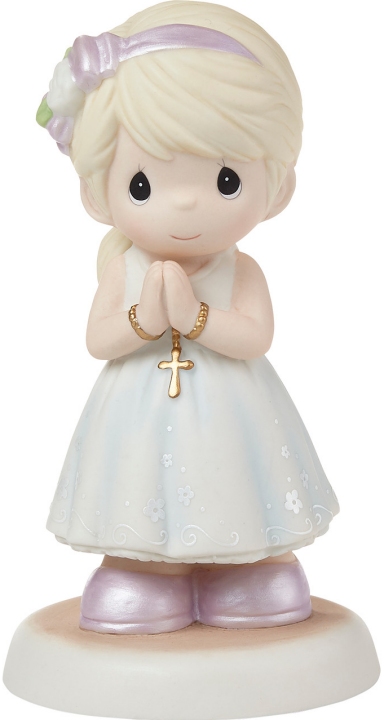 Precious Moments 222021 Standing Communion Blonde Girl Figurine