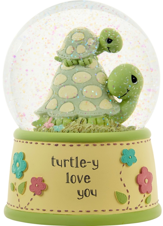 Precious Moments 222102 Baby Love Turtle Musical Snow Globe