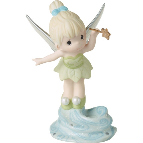 Precious Moments 223023 Ltd Ed Disney Tinker Bell Flying With Wand Figurine