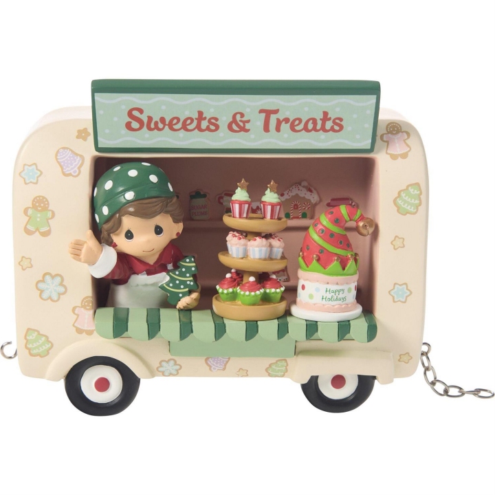 Precious Moments 251423 Santa Parade Food Truck Figurine