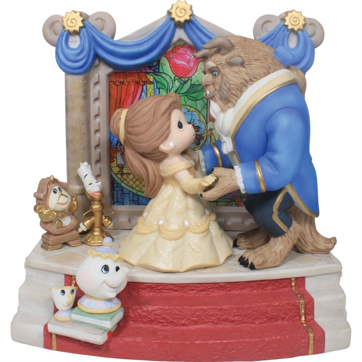 Precious Moments 252012 Ltd Ed Beauty And Beast Figurine