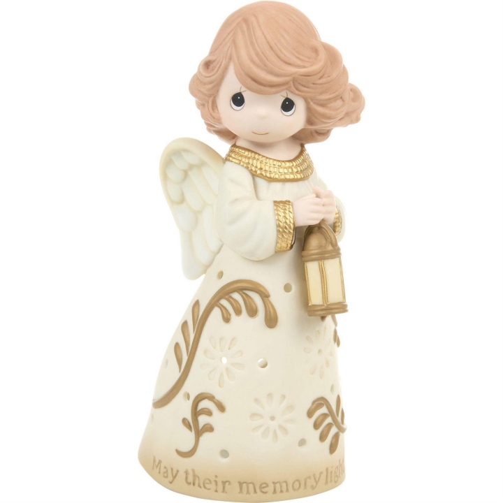 Precious Moments 252018 Bereavement Angel Holding Lantern Figurine