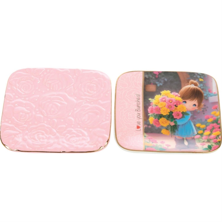 Precious Moments 252434N Set of 2 Girl Trinket Trays