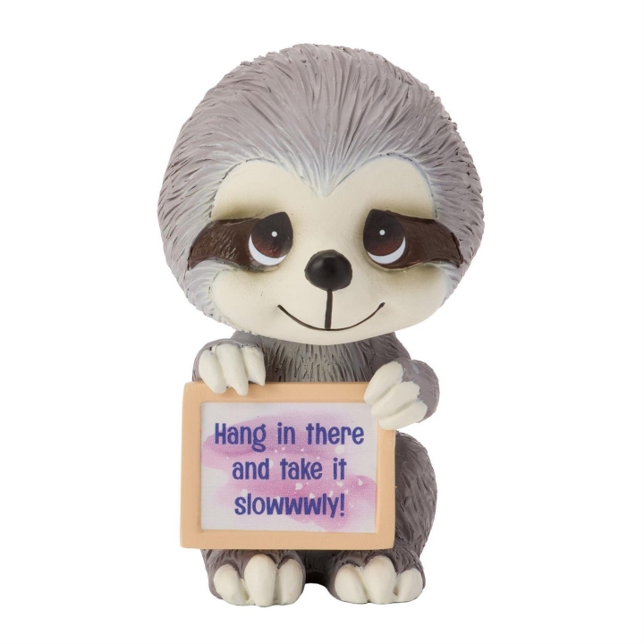 Precious Moments 252437 Sloth Holding Hang In There Figurine