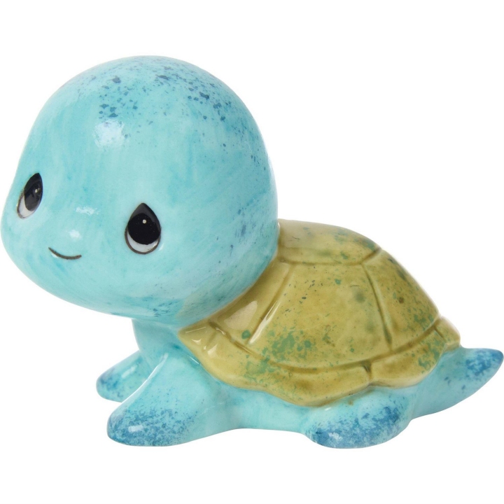 Precious Moments 259403 Sams Turtle Blue With Brown Figurine