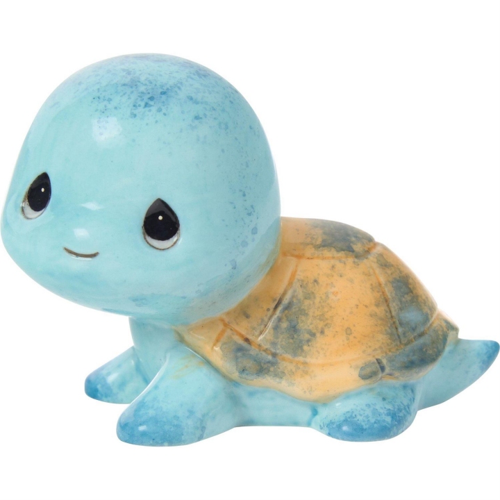 Precious Moments 259405 Sams Turtles Blue With Orange Figurine