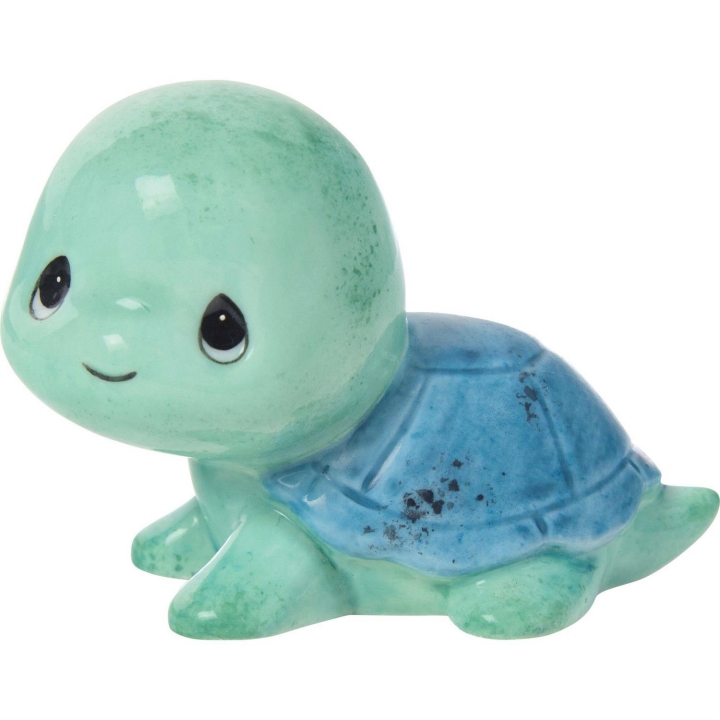 Precious Moments 259408 Sams Turtles Teal With Blue Figurine