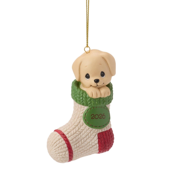 Precious Moments 261008N Dated 2026 Dog Ornament