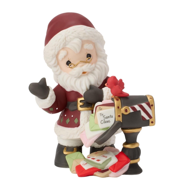 Precious Moments 261011N Annual Santa By Mailbox Figurine