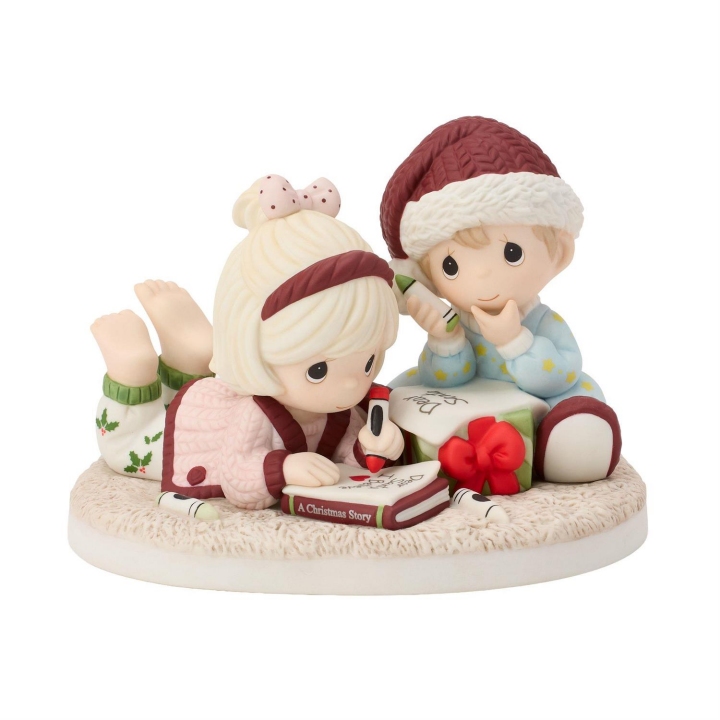 Precious Moments 261028 Kids Writing Letters To Santa Figurine