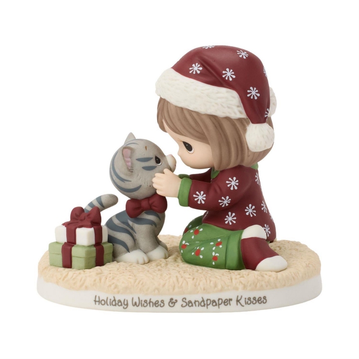 Precious Moments 261029N Girl With Cat Figurine