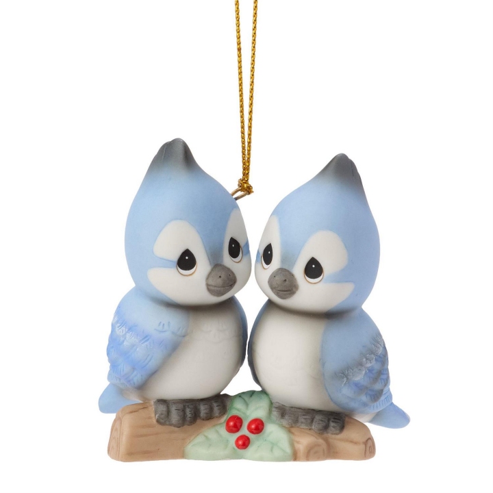 Precious Moments 261043N Bluejay Couple Ornament Hanging Ornament