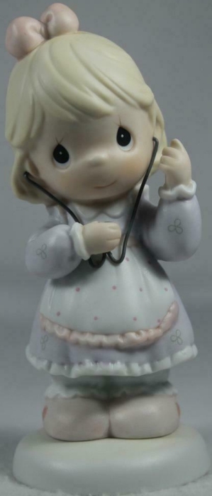 Precious Moments 488356 Girl with Stethoscope Figurine
