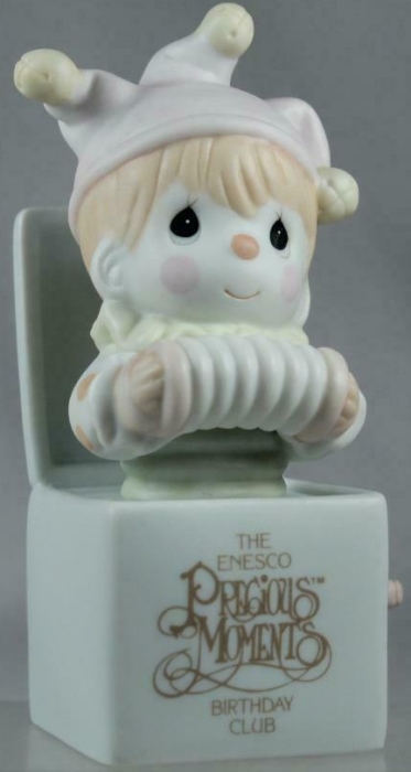 Precious Moments B0106 Jest To Let You Know You're Tops Birthday Figurine
