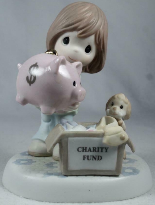 Precious Moments CC129002 Sharing The Blessings I Am Given Figurine