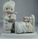 Precious Moments 100102 Girl Holding Honey Jar Figurine