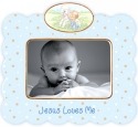 Precious Moments 102402 Baby Boy Polka Dot Photo Frame