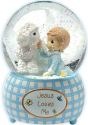 Precious Moments 102404 Baby Boy with Lamb Waterball