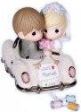 Precious Moments 103018 Bride and Groom In Car Figurine