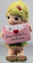Precious Moments 103401 From Me To You with Love Girl Figurine