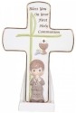 Precious Moments 104410 Communion Boy Cross with Stand Set of 2
