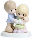 Precious Moments 112004 Parents with Infant Figurine