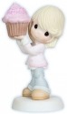 Precious Moments 112011 Woman with Large Cupcake Figurine