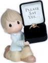 Precious Moments 113007 Boy Kneeling with Ring Box Figurine