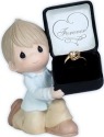 Precious Moments 113095 Boy Kneeling with Ring Box Figurine