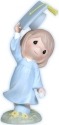 Precious Moments 114037 Girl Tossing Cap Figurine