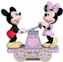 Precious Moments 114705 Disney Mickey and Minnie Hand Car