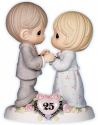 Precious Moments 115911 25th Anniversary Couple Figurine