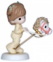 Precious Moments 121013 Girl with Hobby Horse Figurine