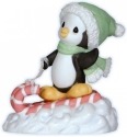 Precious Moments 121020 Penguin Sledding Figurine