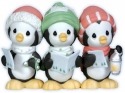 Precious Moments 121022 Three Penguins Caroling Figurine